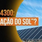 Taxação do Sol Lei 14300