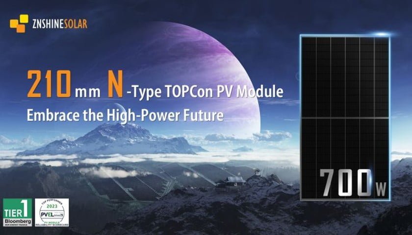 ZNShine Solar anunciou o lançamento da série de painéis ZXMR-UHLD