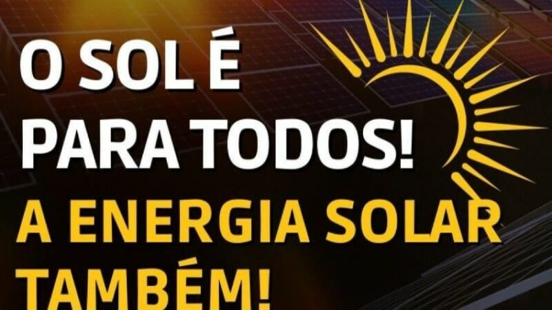 Energia Solar é para todosjpg