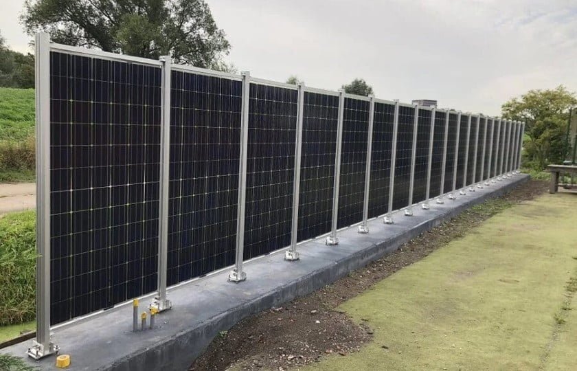 Os painéis solares estão se tornando tão baratos que as pessoas começaram a usá-los como cercas de jardins que também funcionam como geradores de eletricidade 