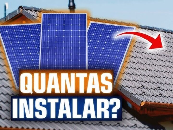 Saiba com quantas placas solares são necessárias para gerar 500kWh em sua casa