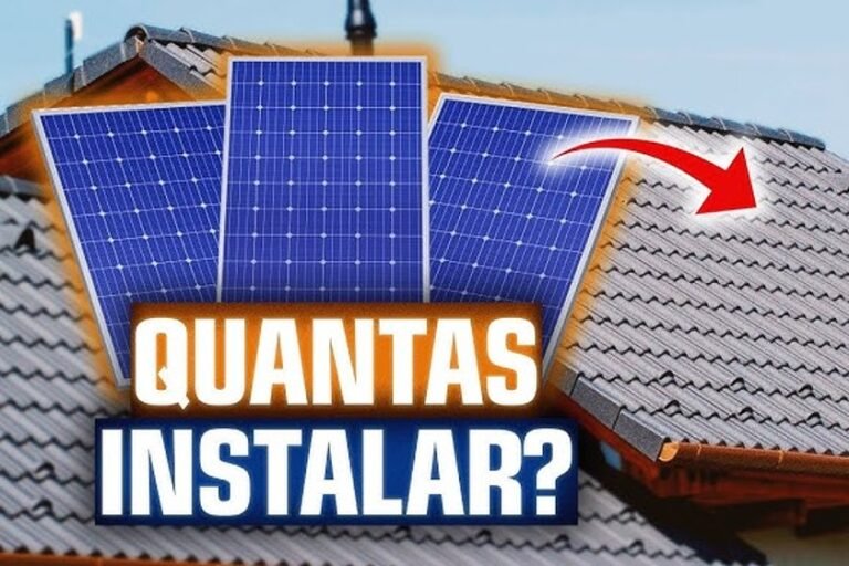 Quantas placas solares são necessárias para gerar 500kWh em sua casa