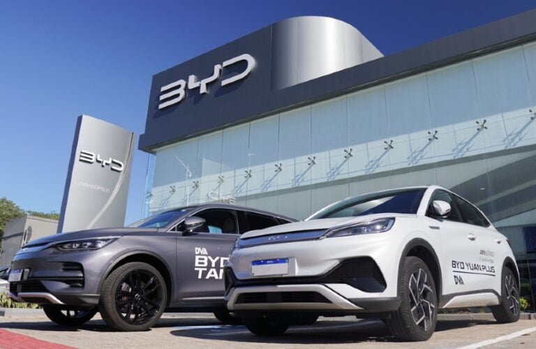 BYD atingiu a marca de 100 concessionárias em operação no Brasil