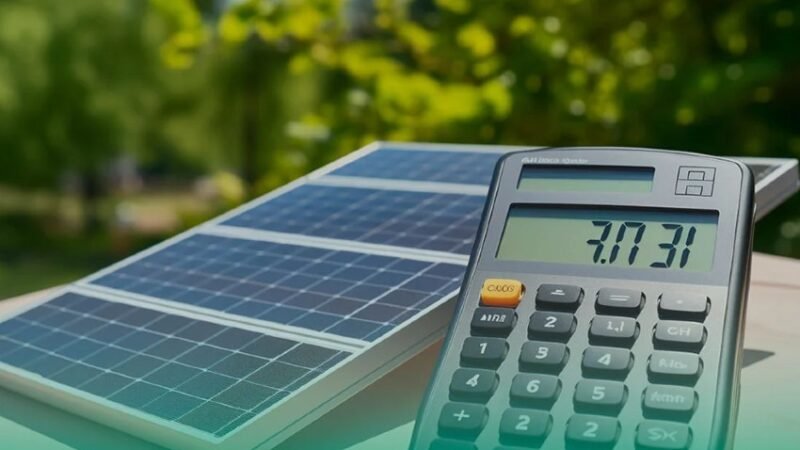 Calculando a energia gerada por um painel solar Calculando a energia gerada por um painel solar