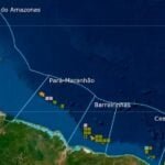 Mapa da Margem Equatorial, novo pré-sal que a Petrobras