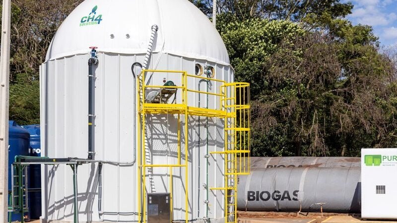 Paraná recebe a 1º planta do Brasil de produção de petróleo sintético a partir de biogás