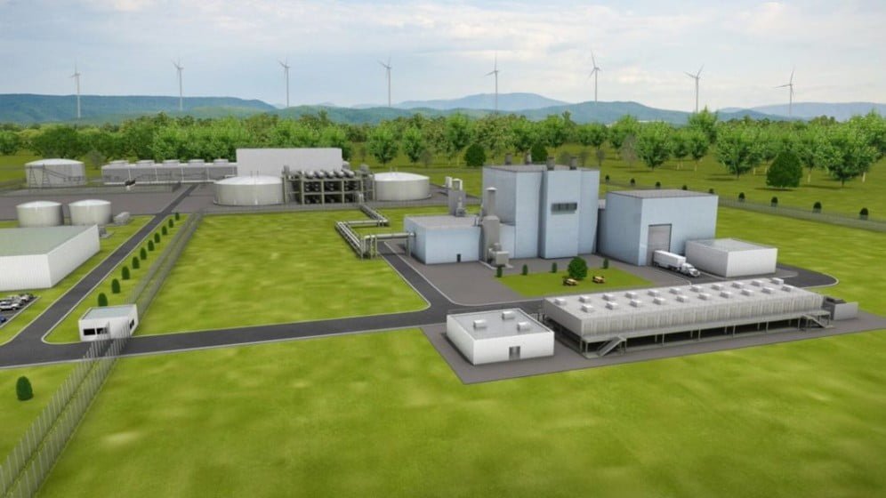 Na imagem, planta da usina planejada pela TerraPower