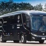 Protótipo de ônibus elétrico com bateria de carregamento ultrarrápido