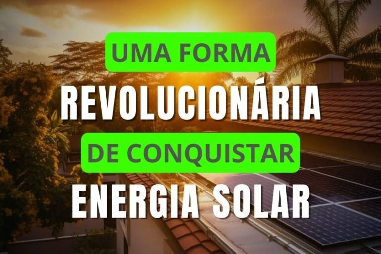 Usina solar acessíevel para todos com zero investimento