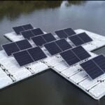 Usina solar flutuante única com rastreador solar na América Latina aberta para visita guiada