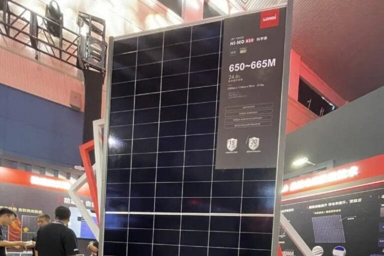 Longi lança novo painel solar de 665W com eficiência de 24.8%