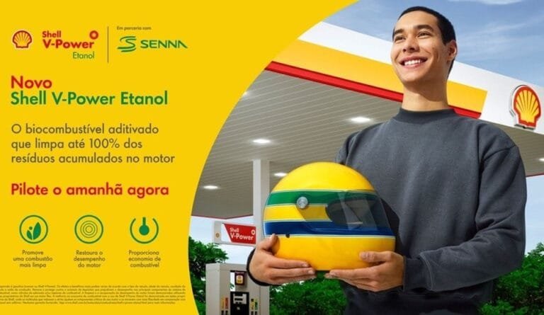 Raízen e marca Senna anunciam chegada do novo Shell V-Power Etanol no mercado