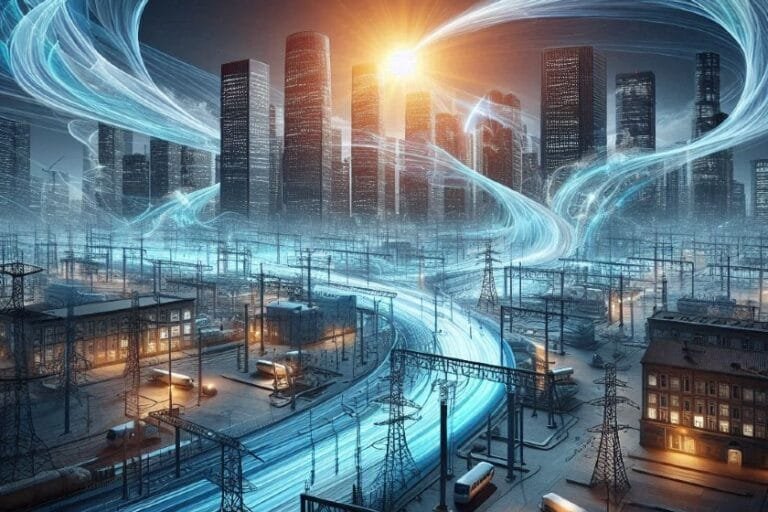 inversão de fluxo na transmissão da rede elétrica urbana