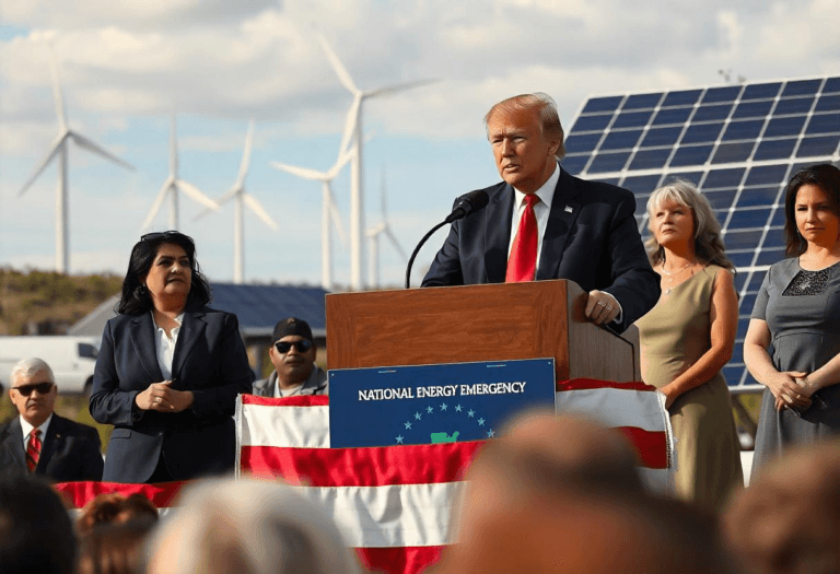 Emergência energética nacional declara Trump