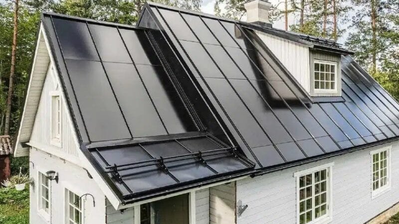 Novos painéis solares integrados com telhados Novos painéis solares integrados com telhados