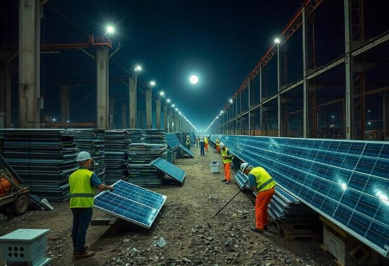 Desafio Solar: China Luta para Reciclar Painéis Fotovoltaicos - Foto: Reprodução / Freepik AI
