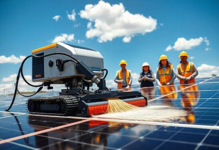 Força Robótica na Limpeza de Painéis Solares capta R$ 1 Milhão
