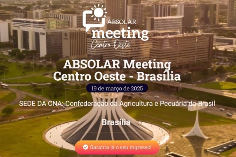 ABSOLAR em Brasília - Meeting debate futuro da Energia Solar no Agronegócio