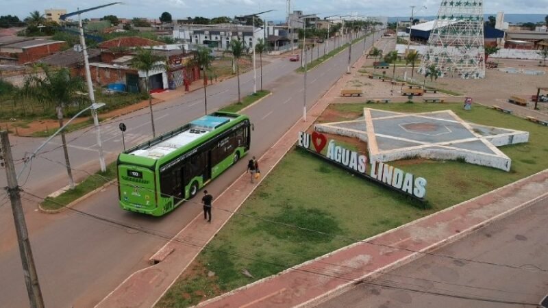 BYD testa ônibus 100 elétrico em Águas Lindas de Goiás - GO