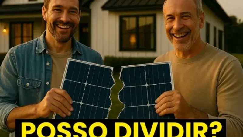 Saiba como Dividir Energia Solar com Amigos e Vizinhos