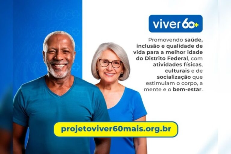 Programa Viver 60+ é instituído como política permanente de governo no DF