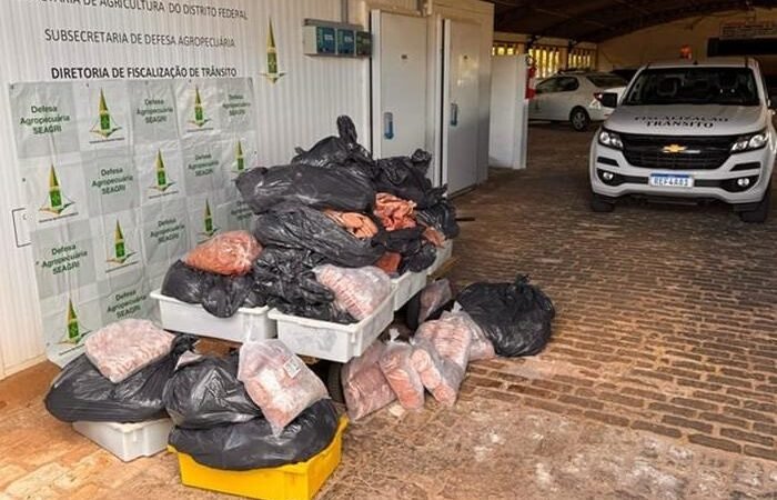 Apreensão de 865 kg de carne em péssimo estado
