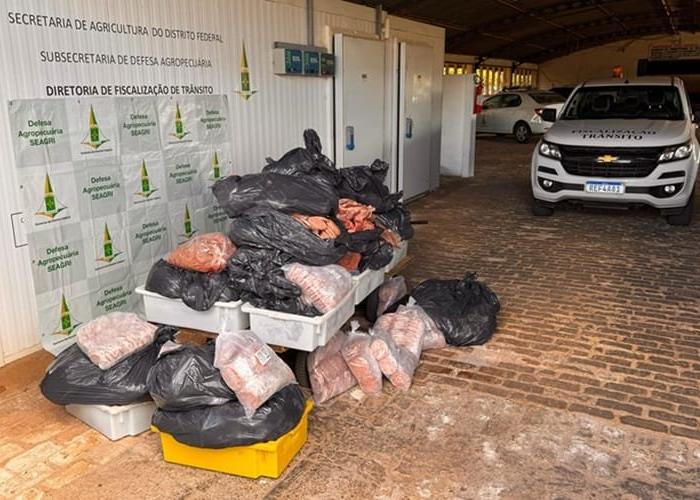 Apreensão de 865 kg de carne em péssimo estado