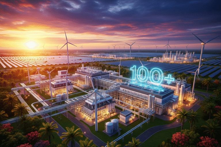 Mais de 100 Projetos de Hidrogênio Verde Impulsionam a Transição Energética