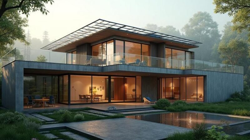 Arquitetura Solar Para Casas Modernas Unindo Design e Eficiência Energética
