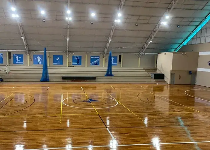 Ginásio do Iate Clube de Brasília de cara nova
