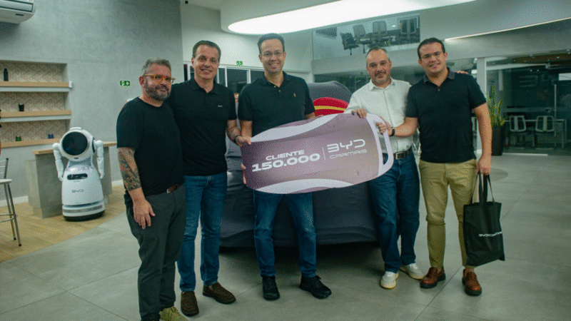 150.000: a BYD é do Brasil! Marca celebra o feito histórico de vendas em apenas três anos no mercado nacional