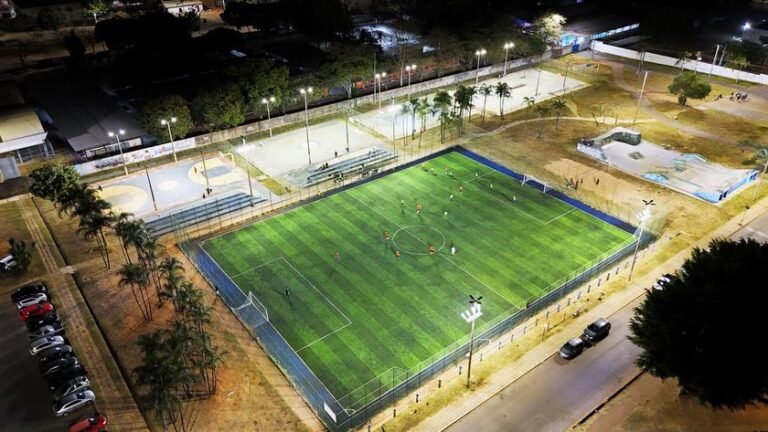 DF investe em iluminação e Centros Esportivos voltam a atrair centenas de pessoas durante à noite