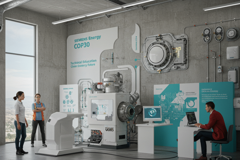 Siemens Energy Reorienta Foco da COP30 para Educação Técnica Um Investimento no Futuro da Energia Limpa