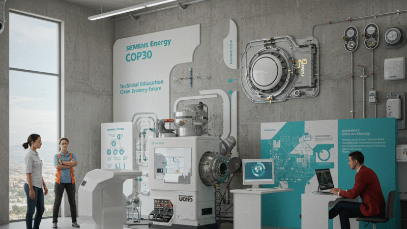 Siemens Energy Reorienta Foco da COP30 para Educação Técnica Um Investimento no Futuro da Energia Limpa