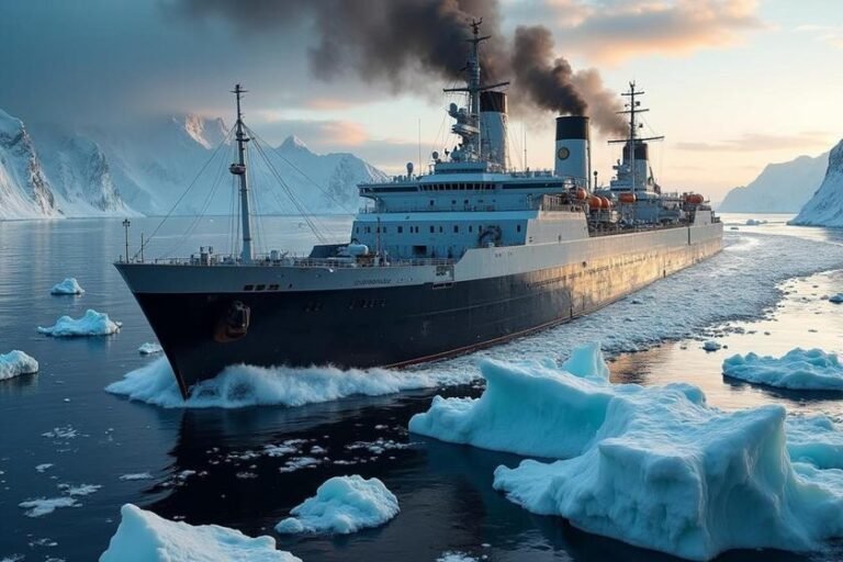 Emissões da Navegação: Rota Ártica e o Impacto nas Metas Climáticas
