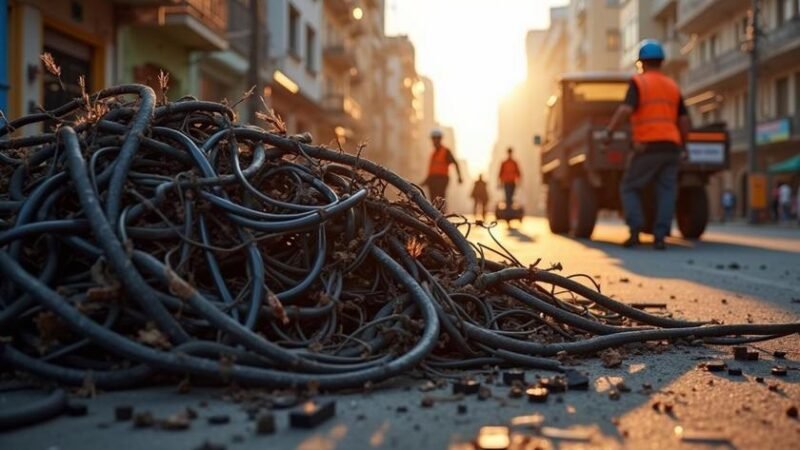 São Paulo Mais Segura Enel Remove 5 Toneladas De Cabos Irregulares E Eleva Padrão De Fornecimento