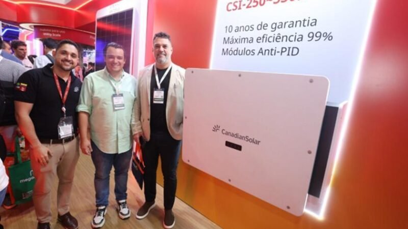 Canadian Solar fecha acordo de 12 MW com Minuano Participações para fornecimento de inversores fotovoltaicos de última geração Canadian Solar fecha acordo de 12 MW com Minuano Participações para fornecimento de inversores fotovoltaicos de última geração