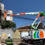 Fios Clandestinos Retirados dos Postes em Grande Quantidade