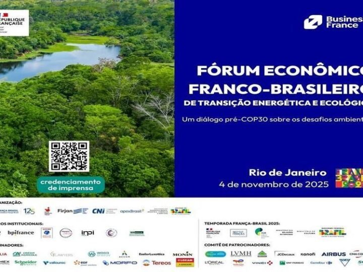 Fórum Econômico França-Brasil discute transição energética e ecológica no Rio de Janeiro às vésperas da COP30