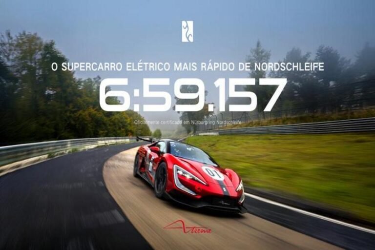 Mais um recorde do Yangwang U9 Xtreme: supercarro elétrico é o mais rápido de Nürburgring Nordschleife