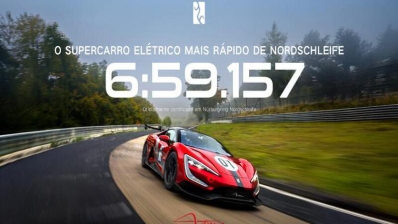 Mais um recorde do Yangwang U9 Xtreme: supercarro elétrico é o mais rápido de Nürburgring Nordschleife