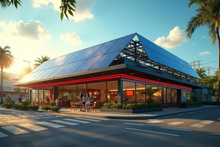 McDonald’s Brasil Alcança 96% de Operações com Energia Renovável: Estratégia para Redução de Custos e Emissões