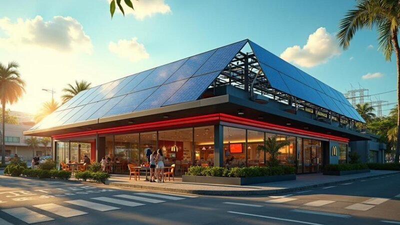 McDonald’s Brasil Alcança 96% de Operações com Energia Renovável: Estratégia para Redução de Custos e Emissões