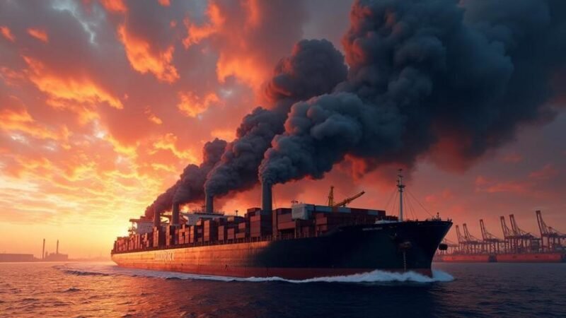 O Paradoxo do Carbono: Tensões Comerciais Disparam Emissões de Navios em 2024
