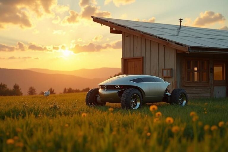 Robô Galinheiro Solar: Automação e Geração Off-Grid na Revolução Regenerativa dos EUA