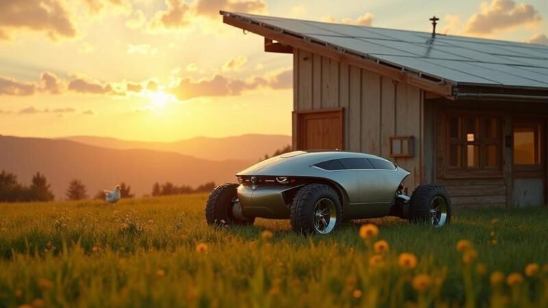 Robô Galinheiro Solar: Automação e Geração Off-Grid na Revolução Regenerativa dos EUA