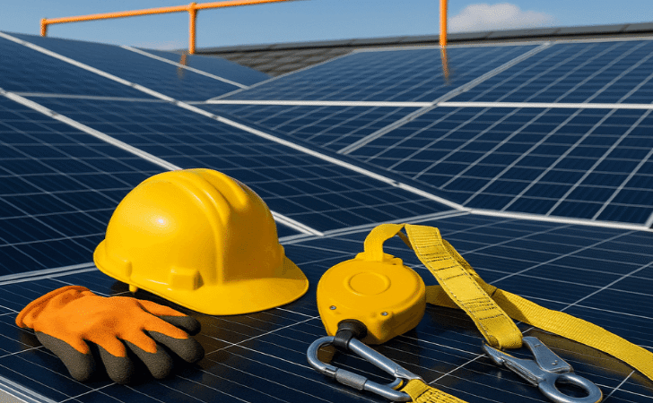 Seguranca em Operacao e Manutencao de Usinas Solares em Telhados Normas Acessos e Boas Practicas