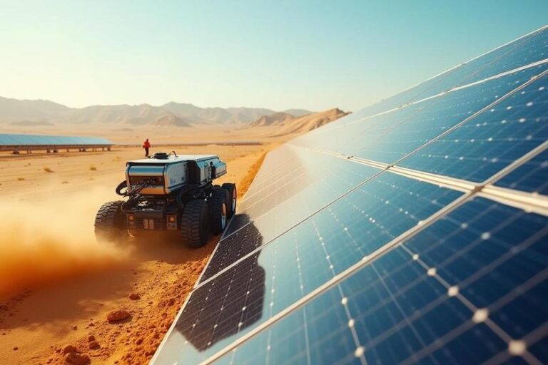 Adoção de Limpeza a Seco Revoluciona a Manutenção de Grandes Usinas Fotovoltaicas