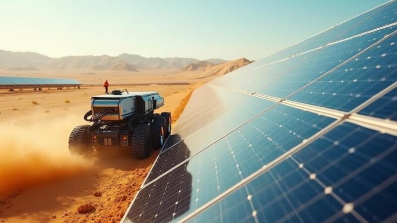 Adoção de Limpeza a Seco Revoluciona a Manutenção de Grandes Usinas Fotovoltaicas Adoção de Limpeza a Seco Revoluciona a Manutenção de Grandes Usinas Fotovoltaicas