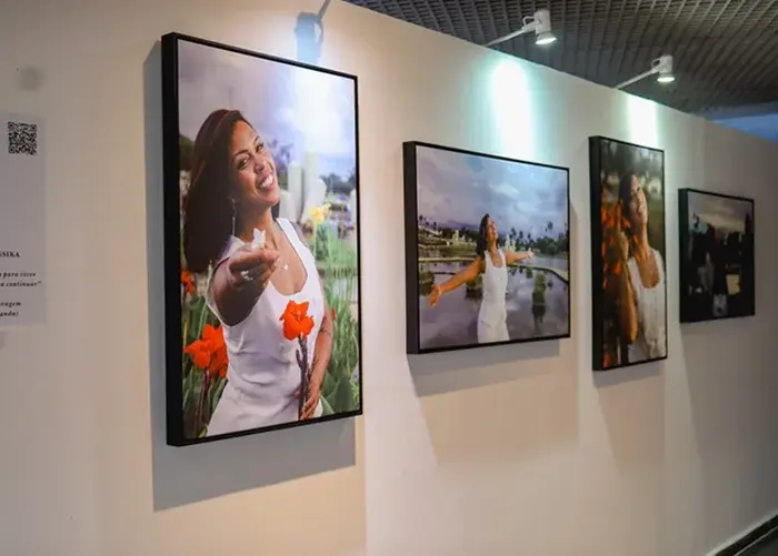 Mulheres que superaram a violência em exposição